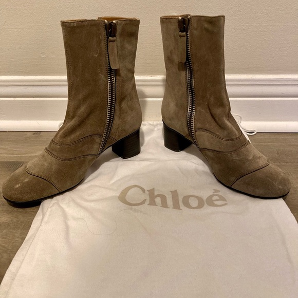 Chloé tan short boot - Picture 3 of 6